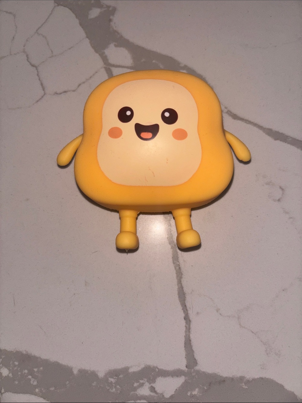 Cute Yellow Toast Character Squishy Toy